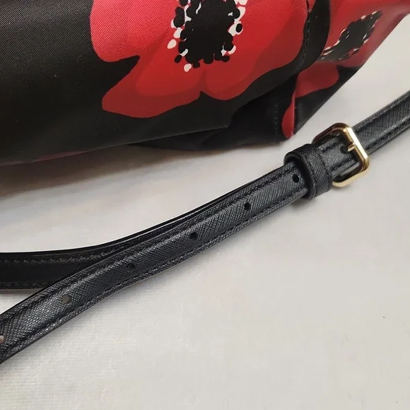 Kate Spade Wilson Road Poppy Alyse Nylon Floral Satchel Tote - Picture 16 of 16